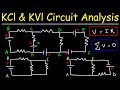 Kirchhoffs law junction  loop rule ohms law  kcl  kvl circuit analysis  physics