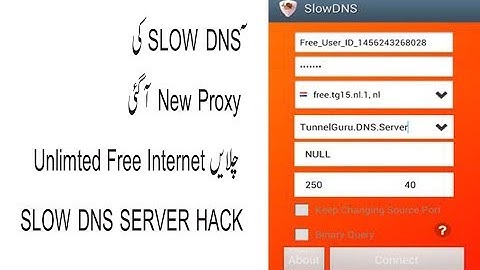 Slow Dns New Proxy 2019| Ufone Free Internet 2019| Slow Dns Unlimited Server Hack