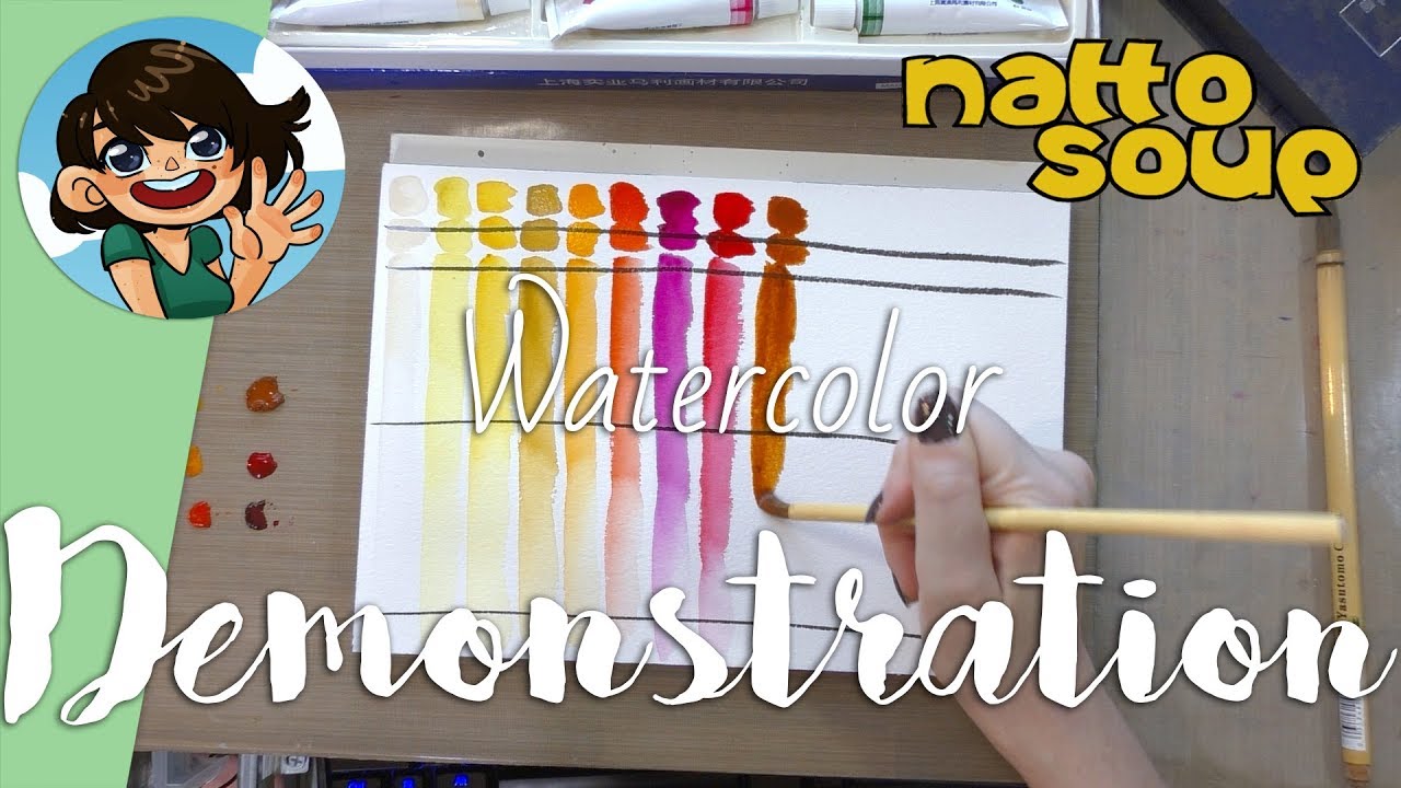 Maries' Watercolors- Chinese Vs Western Comparison