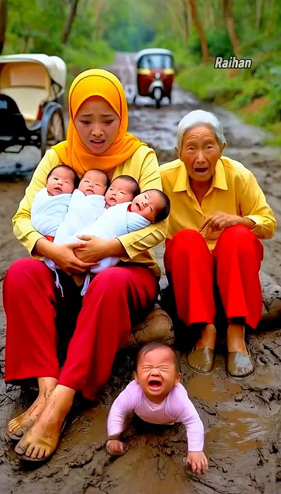Nenek Lucu Nyungsep Menolong Ibu Hamil Melahirkan Anak Kembar Lima - Animasi Raihan