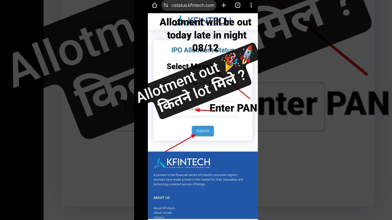 🚀🔥Meesho allotment check process,Meesho ipo GMP, Meesho ipo allotment status 