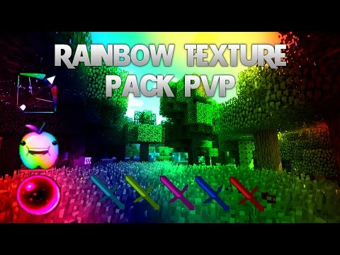 Minecraft PvP Texture Pack - Rainbow Pack  Doovi