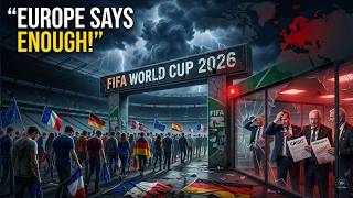 BREAKING NEWS! Europe says ENOUGH to FIFA and the 2026 World Cup enters its biggest political crisis
