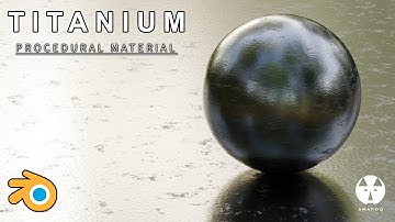 Titanium Metal Material | Blender Tutorial