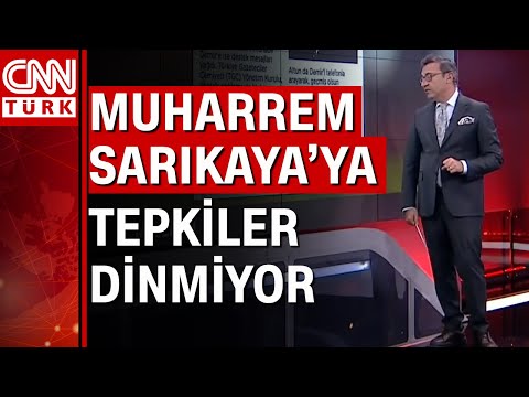 Muharrem Sarıkaya'ya tepkiler dinmiyor