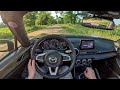 2023 Mazda MX-5 Miata Grand Touring 6MT - POV Test Drive (Binaural Audio)
