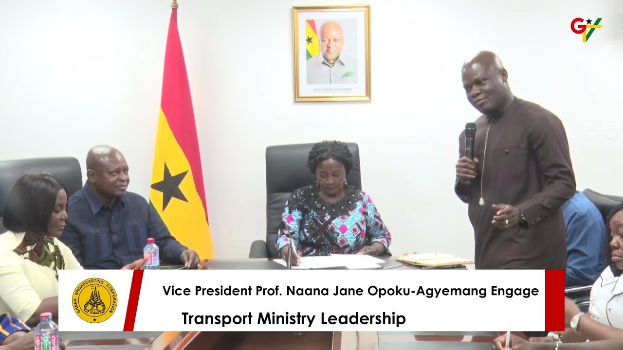 Vice President Prof. Naana Jane Opoku-Agyemang Engages Transport Ministry Leadership