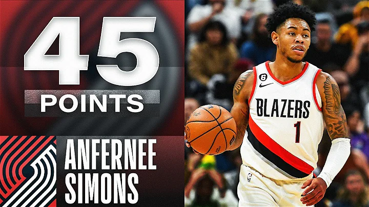 Anfernee Simons Pops Off For A Season-High 45 PTS ...