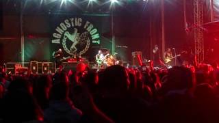 Agnostic Front - For My Family (Mighty Sounds 2017,Tábor)