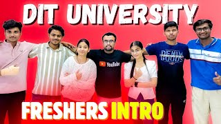 Dit University Freshers Introduction 2025 Lovish Anand