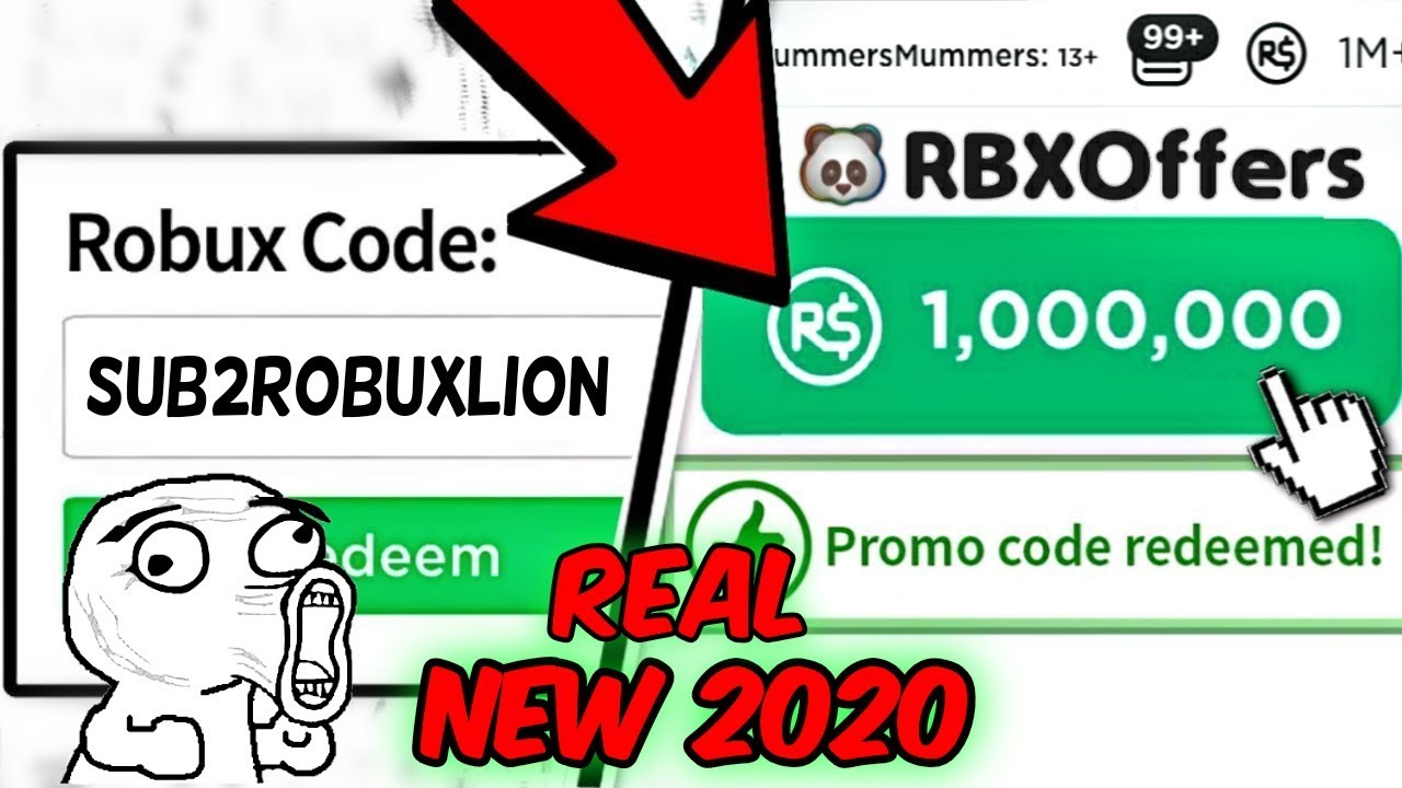 Redeem Robux Codes 2020