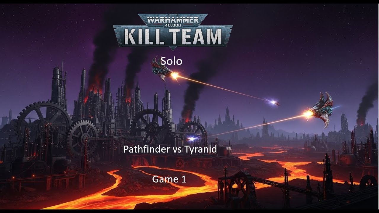 W40k Kill Team Solo | Pathfinder vs Tyranids