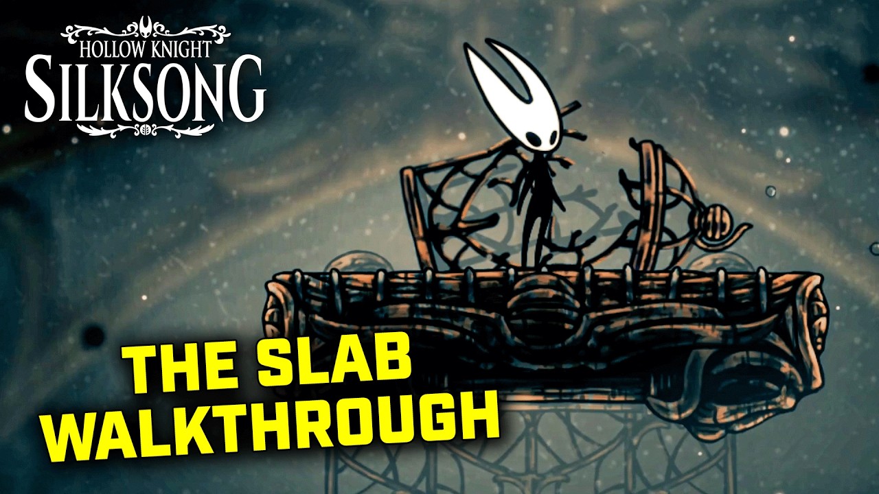 Hollow Knight Silksong - How to get to The Slab and Escape (Walkthrough)