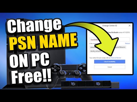 How to change your PS4 name