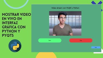Python - PyQt5 - Mostrar video en vivo en interfaz gráfica