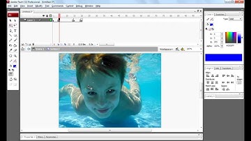 How to create circular water rippling effect on static image in flash  by Nikhil Nangude