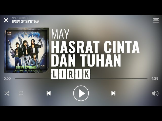May - Hasrat Cinta Dan Tuhan