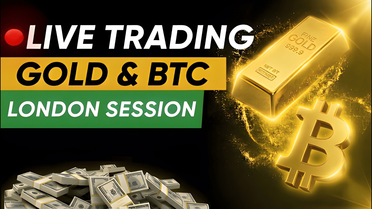 LIVE GOLD & BTC ANALYSIS | LONDON SESSION | FOREX LEARNING CLASS DAY 17 ...