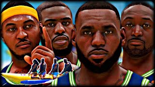 I Put LEBRON, MELO, WADE & CP3 on the SAME TEAM... the Banana Boat Crew.