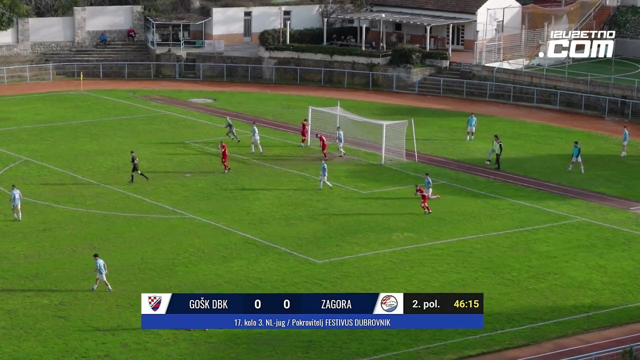 GOŠK Dubrovnik 1919 - Zagora 1:0 (17. kolo 3. NL-jug)