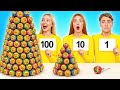 100個重ねフードチャレンジ | 驚くべきハックとトリック Multi DO Joy