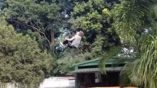 Double front flip fail! (MUST WATCH)