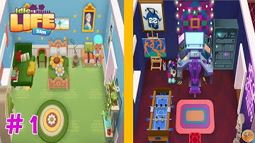 Idle Life Sim! #1 MAX LEVEL BIGGEST HOUSE IMPROVEMENT! Level 9999+ Idle Life Sim