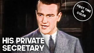 His Private Secretary (1933) colorized