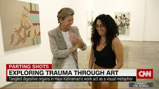 Hayv Kahraman with Becky Anderson CNN on 'Gut Feelings: Part II'