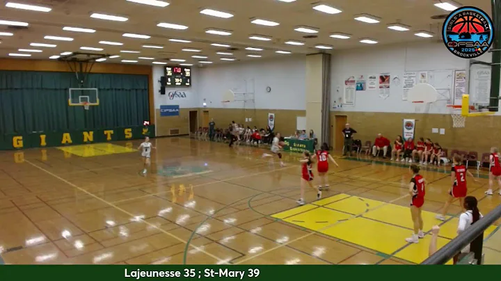 Day 2: Lajeunesse(35) vs St-Mary(39) (SGDHS) (Game#26)
