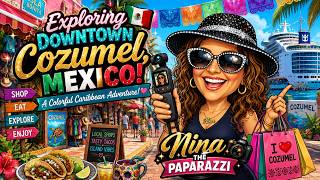 🌴Exploring Downtown Cozumel, Mexico! 🛍️🌮 | A Colorful Caribbean Adventure 🚢✨