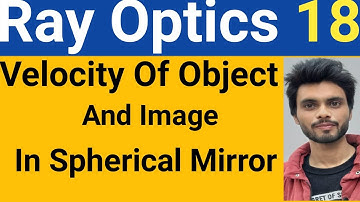 Ray optics |18| velocity of object and image in spherical mirror