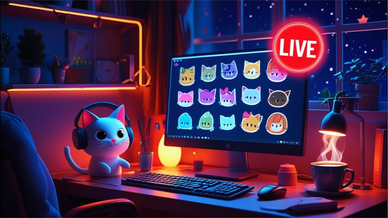 AnimotionClips LIVE | Chill Cartoon Animation for Night Relaxation, Study & Sleep 🎬🛌