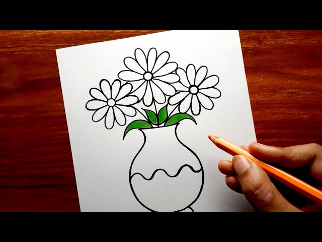 Coloring book Flowerpot Drawing Child, vase, white, child png | PNGEgg