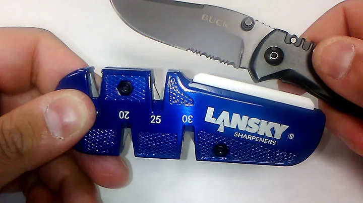 Lansky QuadSharp knife sharpener review.