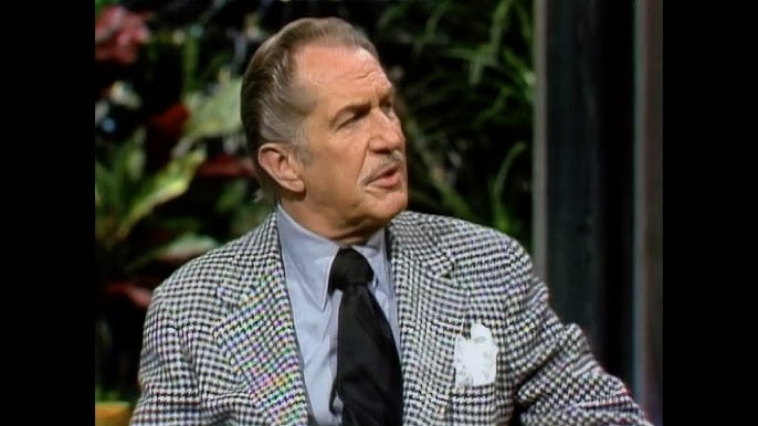 VINCENT PRICE - Tonight Show with Johnny Carson (1974)