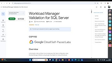 Workload Manager Validation for SQL Server || Lab Solution || Google Cloud Arcade 2025