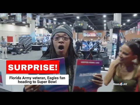 SURPRISE! Florida Army veteran, Eagles fan surprised with Super Bowl ...