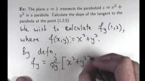 Partial derivatives. Chris Tisdell UNSW Sydney