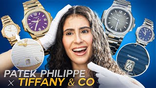 Patek Philippe x Tiffany & Co. Annual Calendar Complications and Nautilus Reference #5905R #7118
