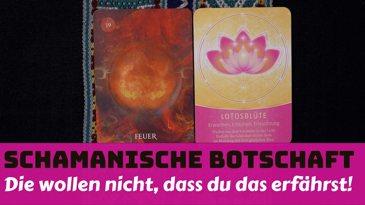 Schamanische Botschaft ⚠️Wir sind alle gefordert! Jetzt!