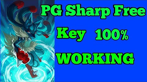 2 Pg Sharp 100% working key
