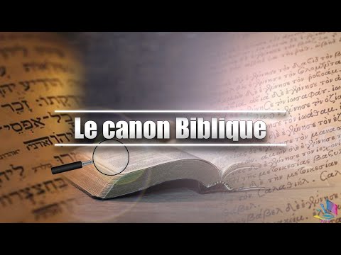 Vidéo: Que signifie le terme Canon par rapport aux livres bibliques ?