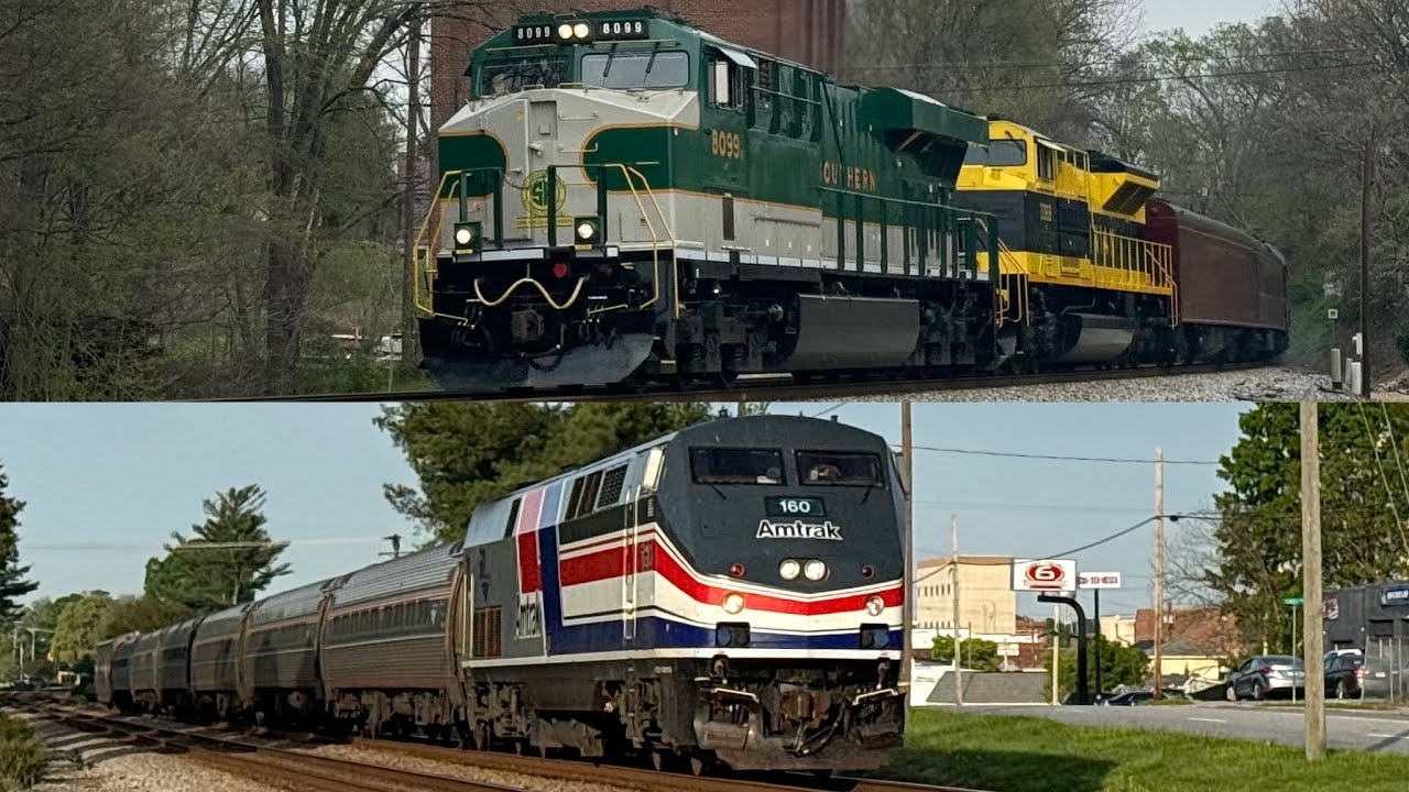 Railfanning NC: Spring 2024 (ft. NS OCS, AMTK 160, P42s on Piedmont, P40, private cars & more!)