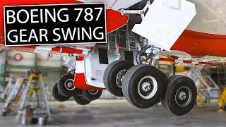 787 Gear Swing.. Why so Slow...