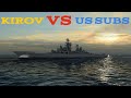 Kirov Battlecruiser VS Max Amount Of US Subs || Cold Waters Epic Mod