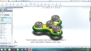 SOLIDWORKS TUTORIAL :- FIDGET SPINNER