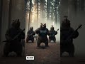 🐻 МЕДВЕДИ из тайги играют ДЭТ-МЕТАЛ! Лес трясётся от бочки 🤘🌲