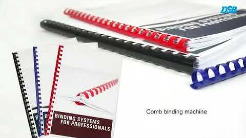 DSB CW-4500 Binding Machine Operation Video