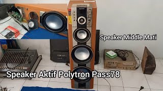 SPEAKER AKTIF POLYTRON PASS78 || SPEAKER MIDDLE MATI